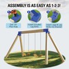 FSJianYi Swing Sets Brackets - 2 A-Frame Swingset Brackets Heavy