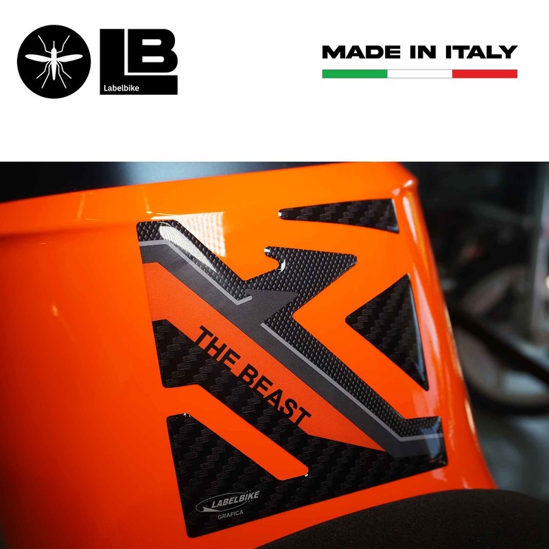labelbike - 3D Bottom Tank Pad Sticker Compatible For KTM