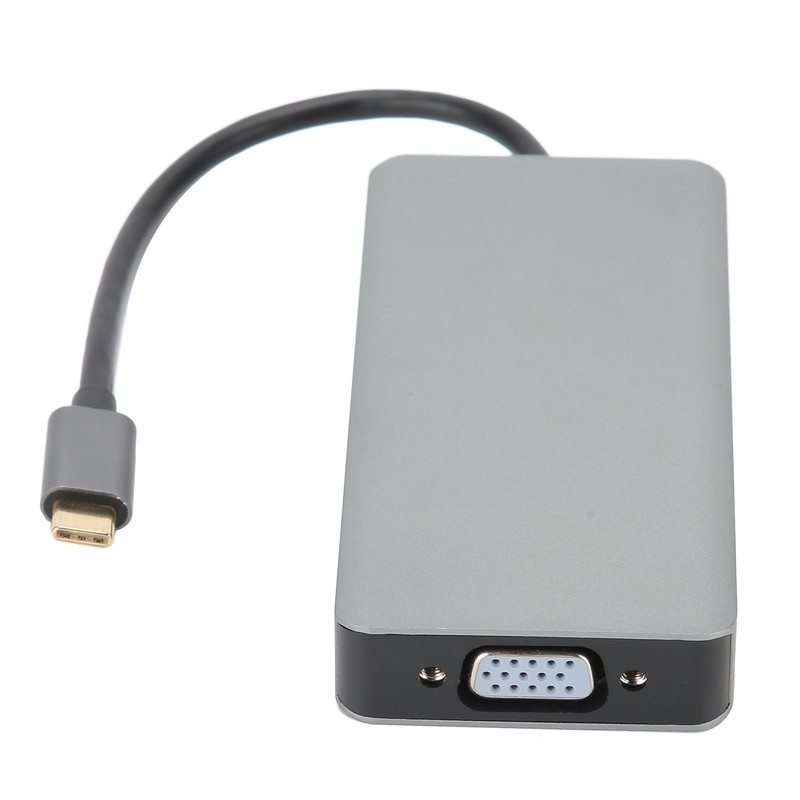 Hub Adapter TypeC to HDMI Cable VGA Converter USB B0504