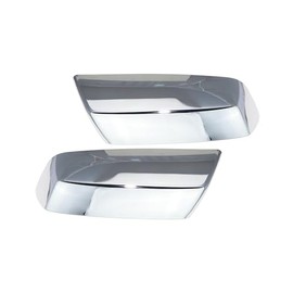 Razer Auto Chrome Top Half Mirror Cover for 2014-2015 Chevy Silverado 1500/2015 Chevy Silverado 2500 & 3500/2014-2015 GMC Sierra 1500/2015 GMC Sierra 2500 & 3500