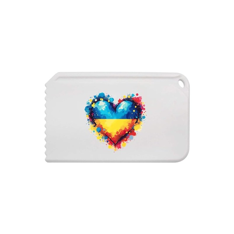 Azeeda 'Love Ukraine' Plastic Ice Scraper (IC00037187)