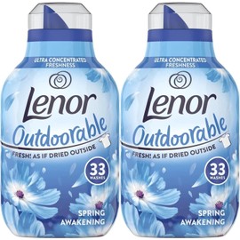 Lenor Outdoorable Fabric Conditioner Spring Awakening 33 Washes, 462ML - Ultra Concentrated Freshness- 100 percent Recycled Bottle