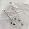 Star Long Tassel Dangle Earrings for Women Shooting Star Earrings