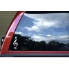 StickerTalk Treble Clef Vinyl Sticker, 5 inches by 1.75 inches