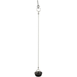 Kakudai 491-000 with Rubber Washbasin Stopper 1.4 x 11.0 inches (35 x 28 mm)