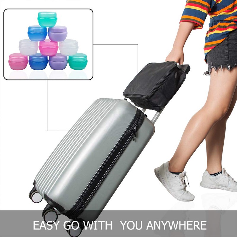 YuCool TSA Approved Empty Leak Proof Refillable Small Plastic Travel