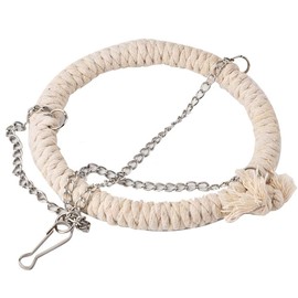 Parrots Standing Perch, Pet Birds Cotton Rope Swing Hanging Chewing Holder Small and Medium Bird Soft Ring Bed for Parrot Parakeets Conures Macaws Cockatiels Love Birds