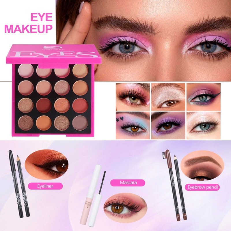 Makeup Kit Set For Teens, Make Up Gift For Women,Includes