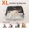 Extra Large Stainless Steel Litter Box with Lid, High Sided
