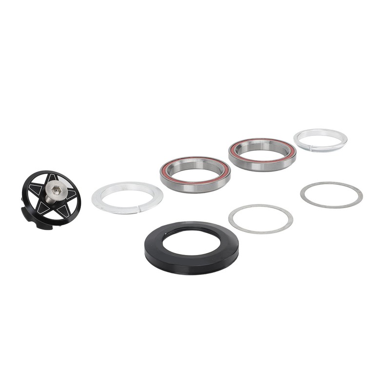 Bikes Headset Aluminum Alloy Double Bearings Colorfast Bicycle Front Fork