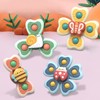 Suction Cup Toy Baby, 4 Pieces Suction Cup Spinner Baby