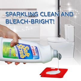 VITALVARIETY VITALVARIETY 3 Soft Scrub Bleach Cleanser, 36 oz. each | Bundled with Scrub Sponge and Microfiber Cleaning Cloth