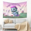 FENDROM Gaslight Gatekeep Girlboss Bibble Pink Meme Tapestry For Bedroom
