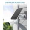 Solar Panel Charger Compatible with Eufycam 3/3C/2C/2C Pro/E40/E20/2/2 Pro/E/L20/L40/Solo/SoloCam Spotlight,