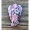 NATURAL 2" RHODONITE STONE HANDCARVED GEMSTONE ANGEL