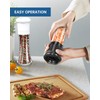 CIRCLE JOY Premium Manual Salt and Pepper Grinder Set, Refillable