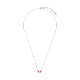 Prinzessin Lillifee 2037948 Necklace with Pendant 925 Sterling Silver Girls Children's Necklace with Synthetic Zirconia 35 + 3 cm Silver Butterfly Comes in Jewellery Gift Box, Sterling silver, Cubic