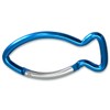 Uljö °° Fish Shaped Carabiner Key Ring 8.5 cm (Blue)