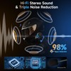 Moman Motorcycle Intercom, H2E Eagle-Like Helmet Headset Communication System with