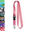 Neck Strap with Metal Clip for Card Holder 1 Hearts