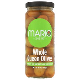 Mario Camacho Foods Whole Spanish Queen Olives, 7 Ounce (Pack of 12)