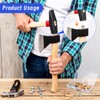 warmfarm 36 Pcs Hammer Handle Wedges Kit,Wood & Metal Wedges