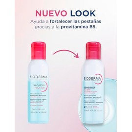 BIODERMA, Agua Micelar, Sensibio H2O, Desmaquillante Bifsico, Elimina Maquillaje a Prueba de Agua, Piel Sensible, 125ml                               