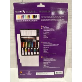 Reeves Complete Oil Paint Set .34 oz Tubes 30 pc