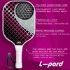 Pickleball Paddles,Fiberglass Surface Pickleball Set with 2 Pickleball Rackets and