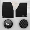 ALFA-WAYS Rubber Floor Mats fits Freightliner Cascadia 126 (2018 -