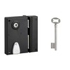 Vertical Deadbolt Lock 1/2 T Tirard Black Straight Section 7