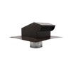RDP Rooftop Exhaust Vent Cap with Damper and Bottom Extension