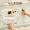 XL Slotted Quilting Ruler for Guide Fabric Cutting, Sewing, Crafting
