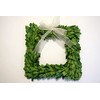 Preserved Boxwood Square Wreath 8 in. by Tradingsmith