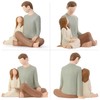 Carracci Father and Daughter Figures, Dad Daughter Statues, Shaped Hand-Painted