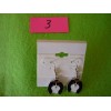 SHIH TZU DOG EARRINGS 1 PR