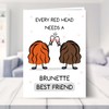 Best Friend Birthday Card for Women - Every Red Head
