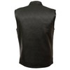 McVests SOA Motorcycle Vest with Snap & Zipper-Front Closure.Dual Concealed