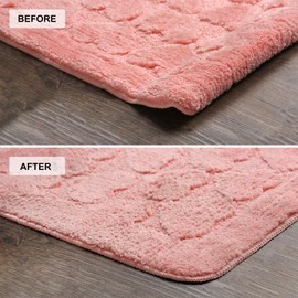 DAZHICN 12 Pcs Rug Tape, Washable Rug Gripper for Hardwood Floors, Double Sided Carpet Tape for Area Rugs, Non Slip Rug Pads Keep Corners Flat (Special Shape)