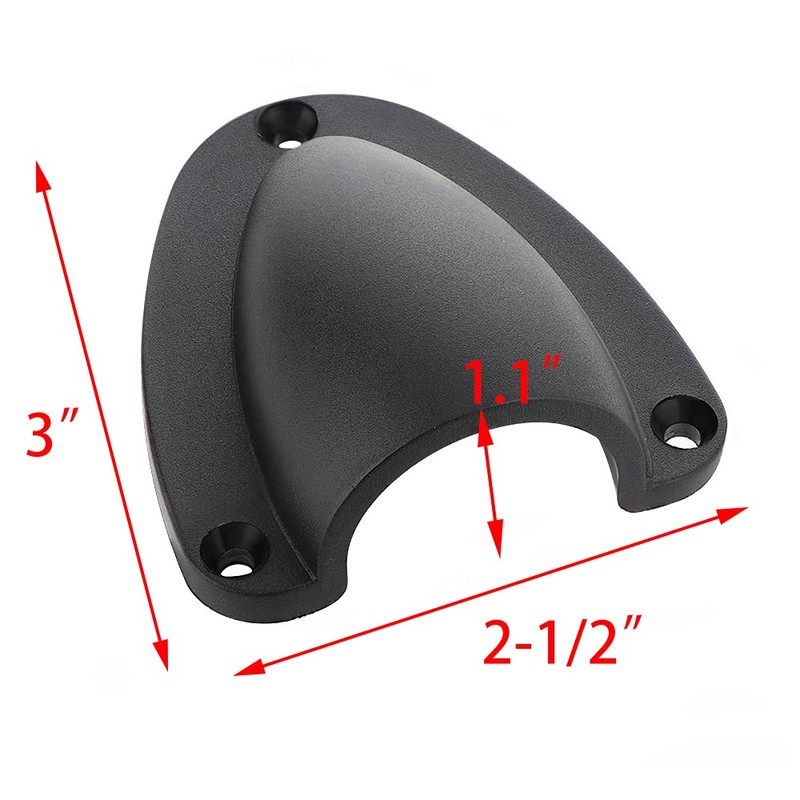 4 Pcs Large Nylon 3" Marine Wire Cable Vent Cover,