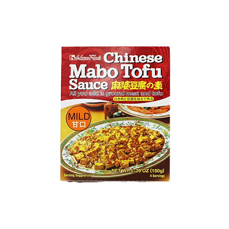 House Foods Mabo Tofu Sauce Mild, 5.29-Ounce Boxes (Pack of