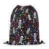 Homewish Flamingo String Backpack 3D Tropical Flamingo Drawstring Backpack, Wildlife
