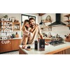 Premium Manual Coffee Grinder with Titanium-Plated Stainless Steel Burr Grinder