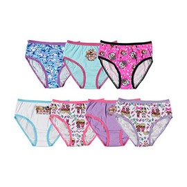 L.O.L. Surprise! girls L.o.l. Surprise! Girls' Panties Multipack Underwear, Lol 7pk, 4 US