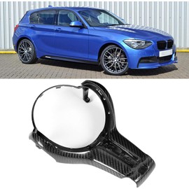 GOTOTOP Cubierta de Fibra de Carbono para Volante de Repuesto Directo con Revestimiento Anti UV, Decoración Interior Ligera para Conductores Deportivos F20 F22 F30 F32 F10 F06 F15 F16 M