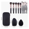 Set De Brochas De Maquillaje De 13 Piezas Con Esponja