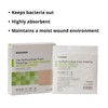 McKesson Lite Hydrocellular Foam Dressings, Sterile, Silicone Adhesive Without Border,