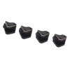 4pcs RC Crawler Link Mount Black Coating Increase Front Rear