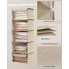 SONGMICS Hanging Closet Organizer, Hanging Storage Shelves, Hanging Closet Shelves,