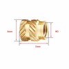 M4 Thread Insert, Pack of 120 Press-in Nuts, Brass Embedding